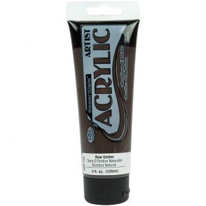 Farba akrylowa R&L 120ml, Brązowa/Raw Umber
